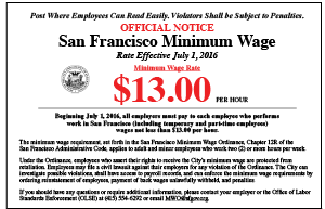 San Francisco is just one of several local jurisdictions where the minimum wage will increase on July 1.