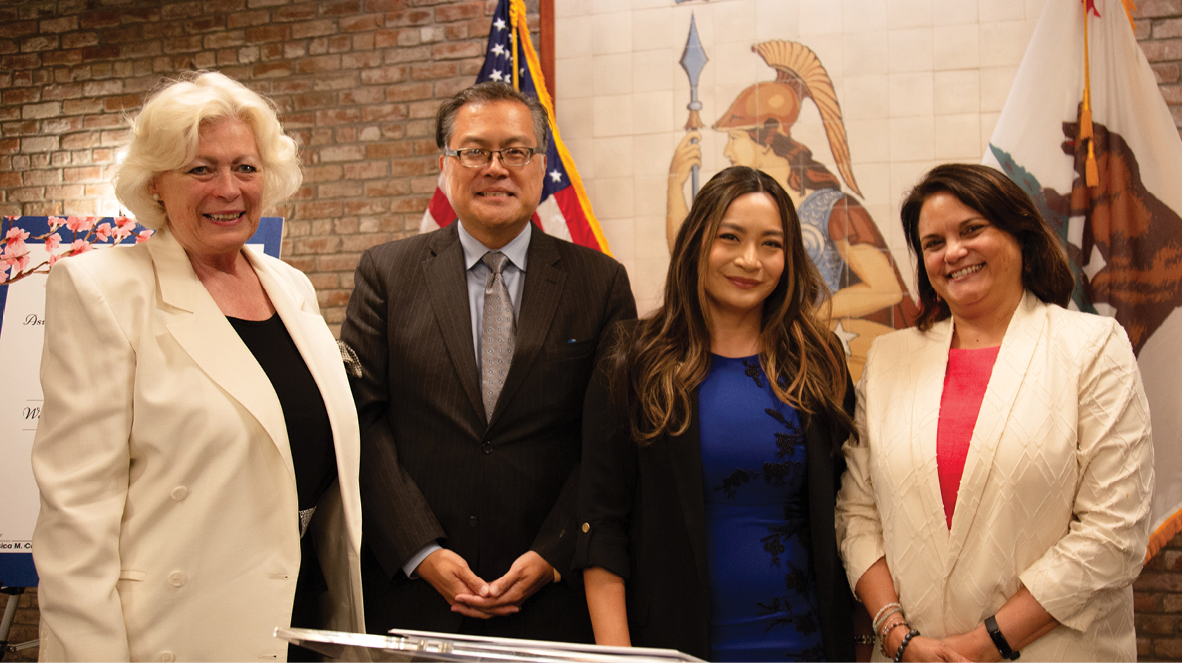 Susanne T. Stirling, Mike Fong, Jessica Caloza, Nani Coloretti