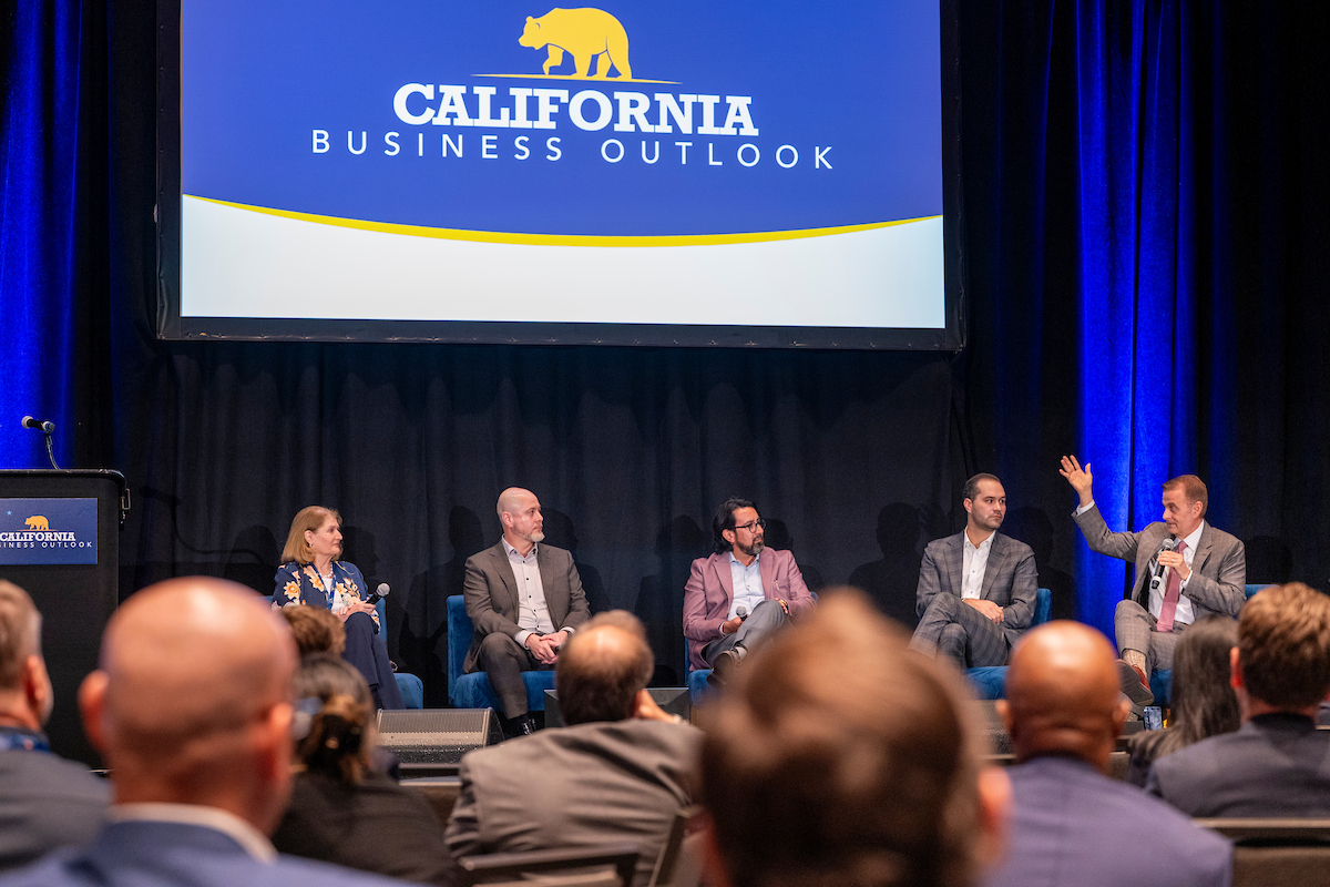 Speakers at the California Business Outlook and Dinner.