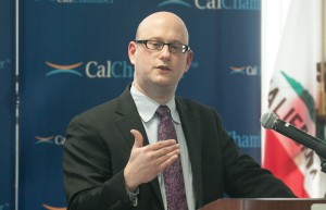 California Finance Director Michael Cohen presents an overview of the Governor’s proposed 2016–17 budget at a January 12 CalChamber luncheon. 