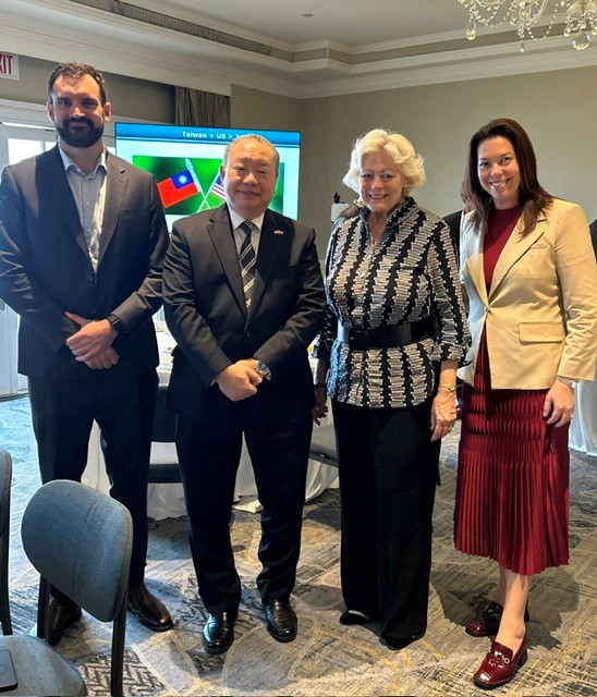 James Low, Ambassador Alexander Tah-Ray Yui, Susanne Stirling, Jennifer Haley