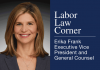 Labor Law Corner, Erika Frank