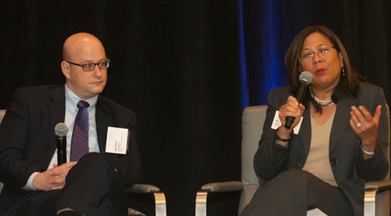 California Director of Finance Michael Cohen and California State Controller Betty Yee discussed challenges facing the state’s tax system and the potential for tax reform at both the state and federal levels at the CalChamber Public Affairs Conference on November 30, 2016. 