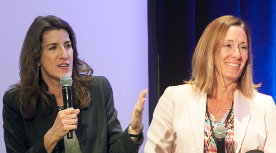 Assemblymembers Catharine Baker (R-San Ramon) and Jacqui Irwin (D-Thousand Oaks) revisit key victories and big battles from the 2015–2016 legislative session at the CalChamber Public Affairs Conference on November 30, 2016.